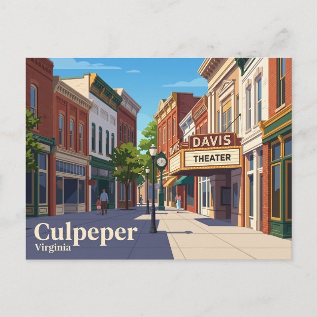 Culpeper USA Postkarte (Vorderseite)