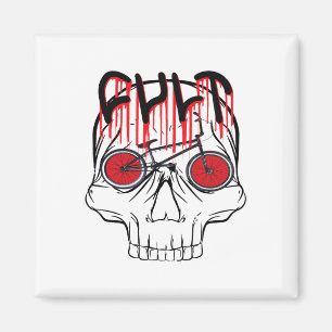 Cult Bmx Halloween Kostümgeschenk für Frauen Mädch Magnet