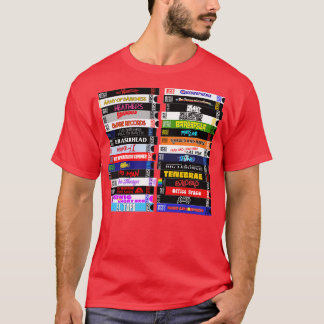 Cult VHS Stapel T-Shirt