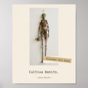 Cultiva bonito — Stoffspielzeug Poster