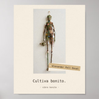 Cultiva bonito — Stoffspielzeug Poster