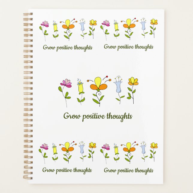 Cultiver des pensées positives fleurs (Devant)