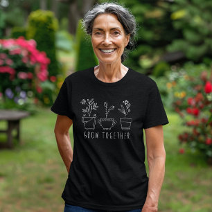 Cultiver ensemble T-shirt noir féminin