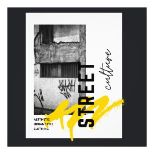 Culture de rue esthétique urbaine photo monochrome
