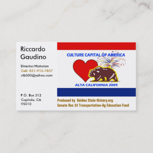 CultureCapital-Druck, Riccardo Gau… - Besonders Visitenkarte