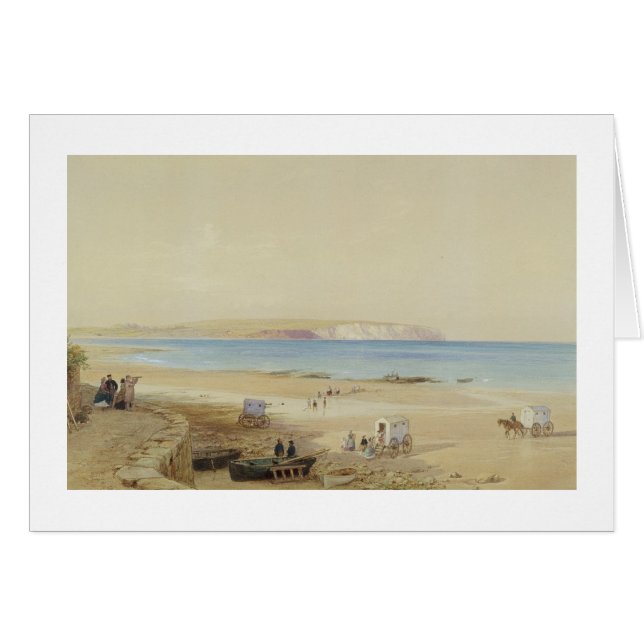 Culver Klippe, Insel von Wight (w/c, Stift u. (Vorderseite (Horizontal))