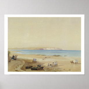 Culver Klippe, Insel von Wight (w/c, Stift u. Poster