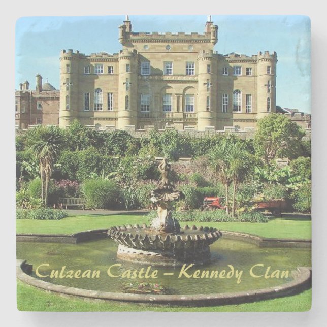 Culzean Castle - Kennedy Clan Steinuntersetzer (Vorderseite)