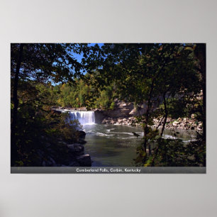 Cumberland-Fälle, Corbin, Kentucky Poster