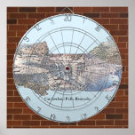 Cumberland Falls, Kentucky Dartscheibe<br><div class="desc">Dieses Design kombiniert mehrere Fotos rund um Cumberland Falls. Die kombinierten Fotos wurden digital so bearbeitet, dass sie einer Farbstiftskizze ähnelten. Um dieses Design auf anderen Produkten zu sehen, besuchen Sie bitte unseren Zazzle Shop, MarBeth Souvenir Shop, unter http://www.zazzle.com/marbethsouvenirshop.</div>