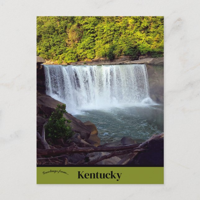 Cumberland Falls Kentucky USA Postkarte (Vorderseite)