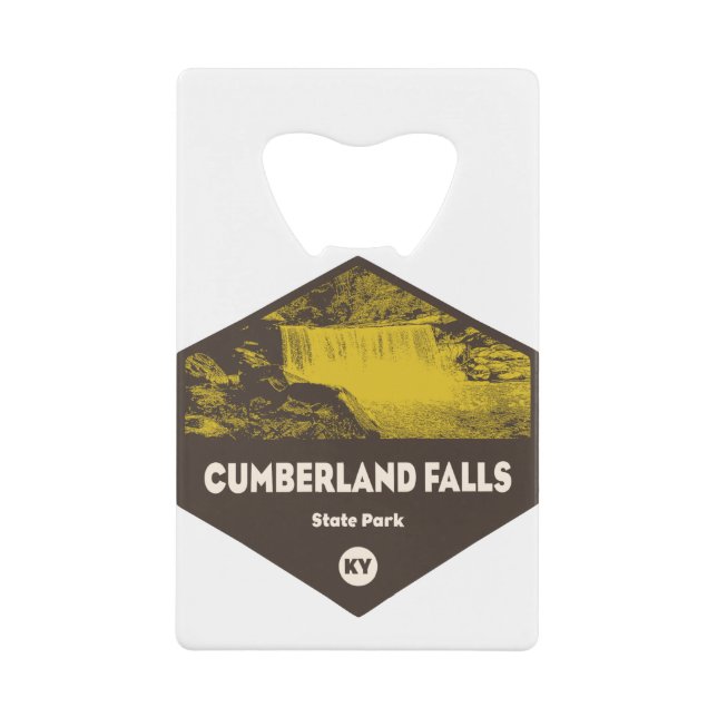 Cumberland Falls Staat Park Kentucky Geldbeutel Flaschenöffner (Vorderseite)