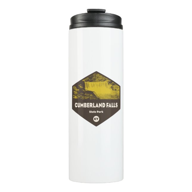 Cumberland Falls Staat Park Kentucky Thermosbecher (Vorderseite)