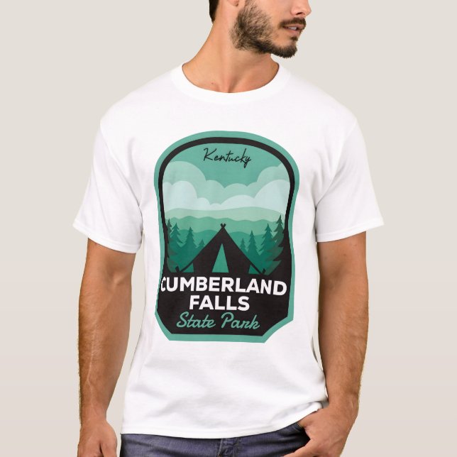 Cumberland Falls Staat Park KY Camping T-Shirt (Vorderseite)