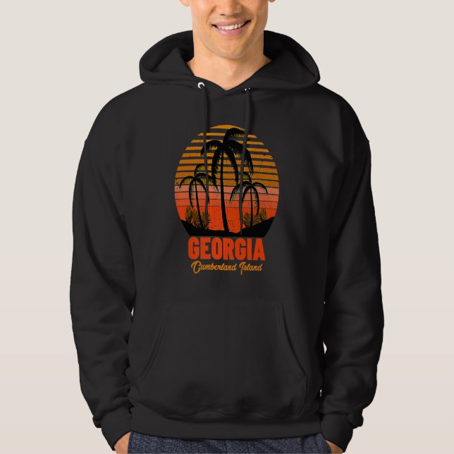 Cumberland Island Beach Georgia Hoodie (Vorderseite)