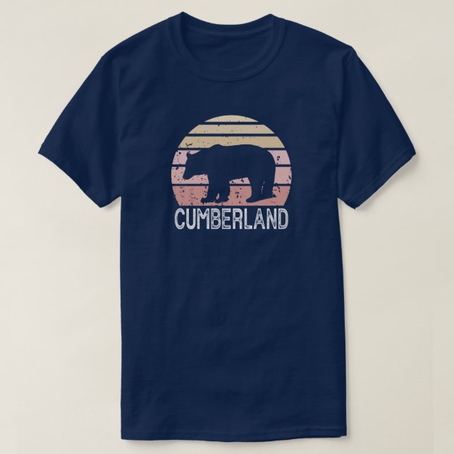 Cumberland Maryland Retro Bear T-Shirt (Design vorne)