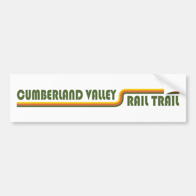 Cumberland Valley Rail Trail Autoaufkleber (Vorne)