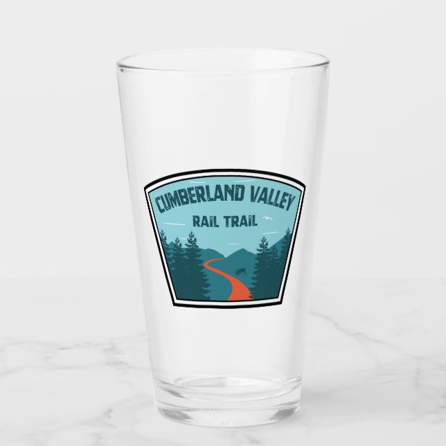 Cumberland Valley Rail Trail Glas (Vorderseite)