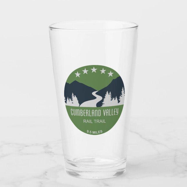Cumberland Valley Rail Trail Glas (Vorderseite)