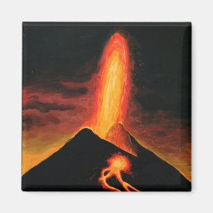 Cumbre Vieja Vulkan Magnet
