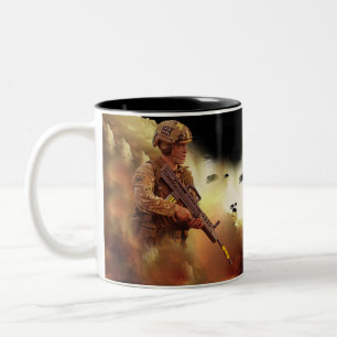 Cumbria ACF Kadett-Tasse Zweifarbige Tasse