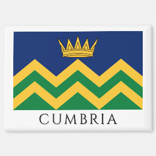 Cumbria-Flagge (ab 2025) Magnet