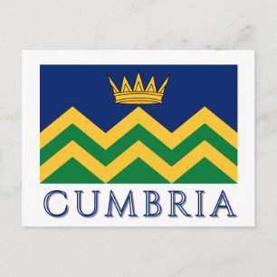 Cumbria-Flagge (ab 2025) Postkarte