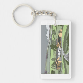 Cumbrian Farmhouse Schlüsselanhänger