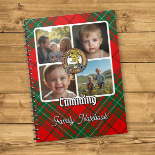 Cumming Familienfoto-Collage Notizblock