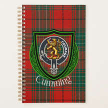 Cumming schottischer Clan-Tartan und -Wappen