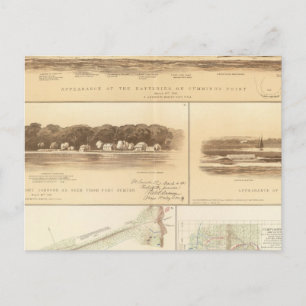 Cumming's Pt Batterien und Arbeiten Postkarte