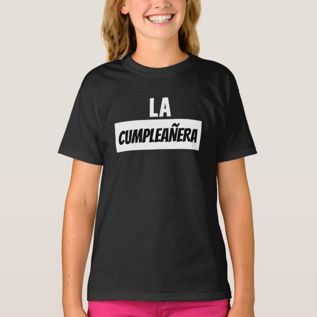 Cumpleañera niña T-Shirt (Vorderseite)