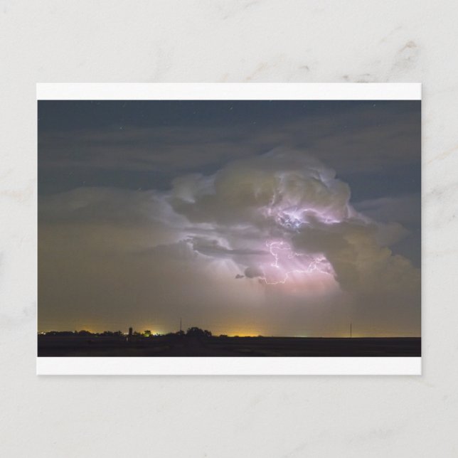 Cumulonimbus Cloud Explosion Postkarte (Vorderseite)