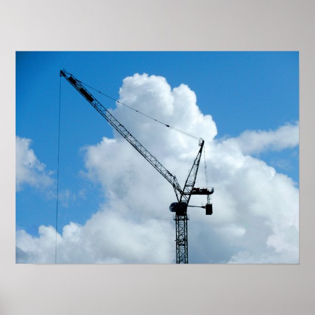 Cumulonimbus Crane Poster (Vorne)