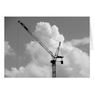 Cumulonimbus Crane - Schwarz und Weiß