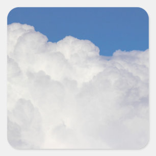 Cumulus Cloud II Quadratischer Aufkleber