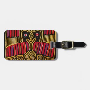 Cuna Indian Mola Duck Design Gepäckanhänger