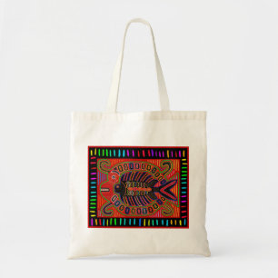 Cuna Indian Mola Fliegender Fisch Tragetasche