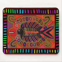 Cuna Indian Mola Flying Fish Fish