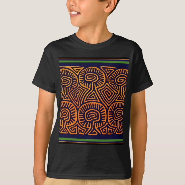 Cuna Indian Mushroom Demos T-Shirt (Vorderseite)