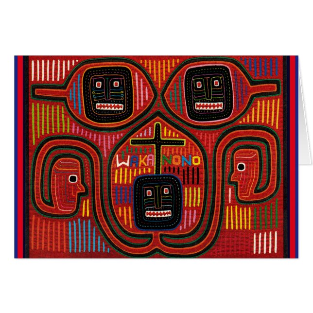 Cuna Tribal Design (Vorderseite (Horizontal))