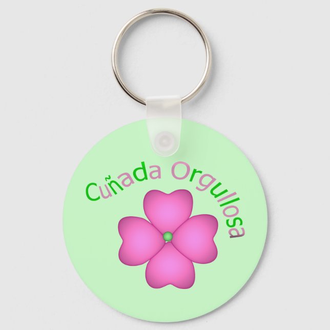 Cunada Orgullosa Schlüsselanhänger (Vorderseite)