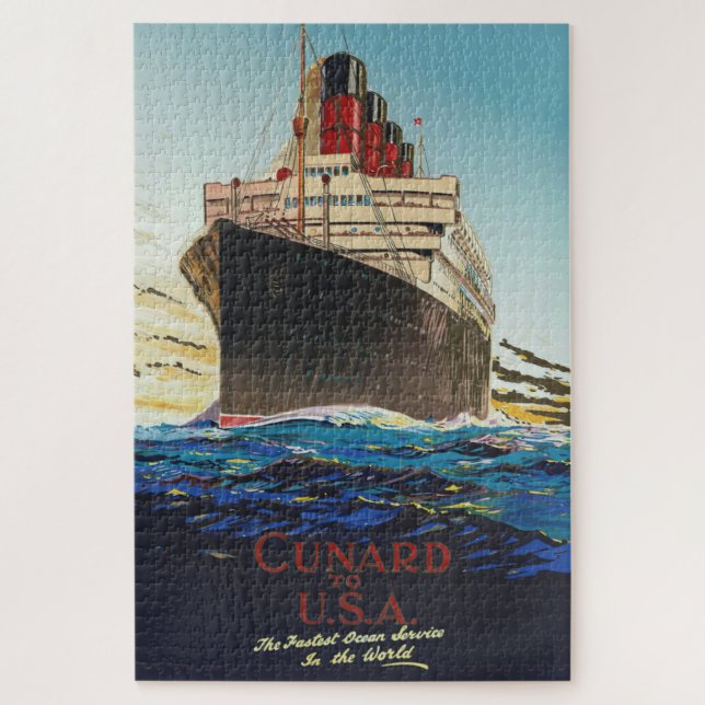CUNARD OCEAN LINER AQUITANIA (Vertikal)