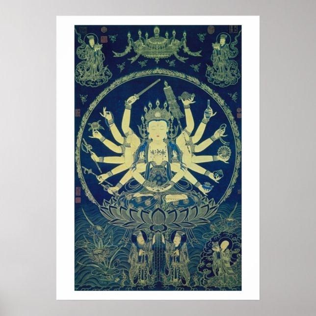 Cundi Avalokitasvara Ming Dynsty Poster (Vorne)