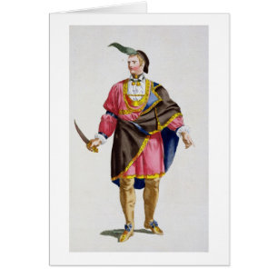 Cunne Shote, chef du Cherokees, 1780 (coloure
