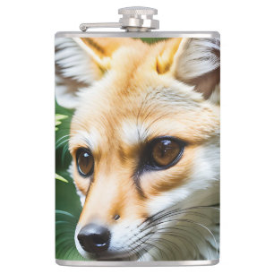 Cunning Fennec Fox Flachmann
