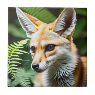 Cunning Fennec Fox Fliese