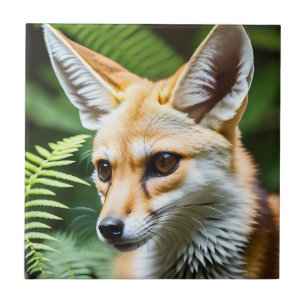 Cunning Fennec Fox Fliese