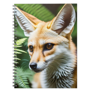 Cunning Fennec Fox Notizblock