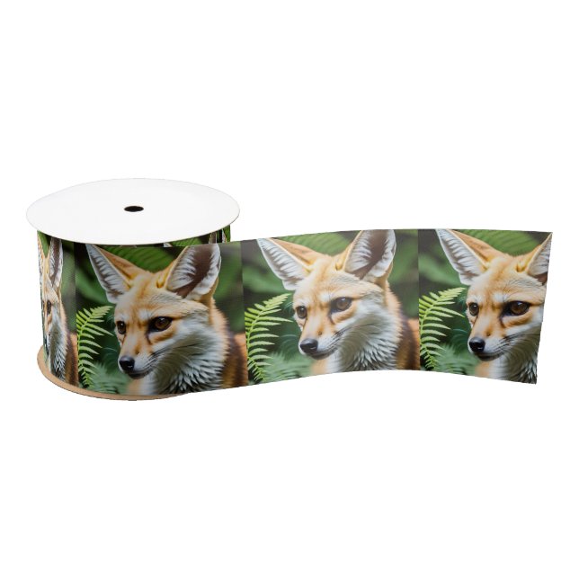 Cunning Fennec Fox Satinband (Spule)